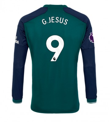 Arsenal Gabriel Jesus #9 Koszulka Trzecich 2023-24 Długi Rękaw